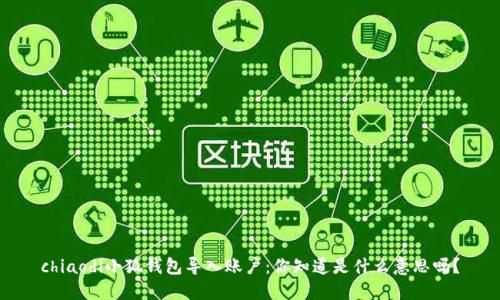 chiaodi小狐钱包导入账户：你知道是什么意思吗？