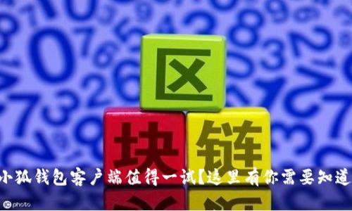 为什么小狐钱包客户端值得一试？这里有你需要知道的一切！