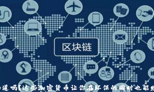 
你知道吗？这些加密货币让你在环保的同时也能赚钱！