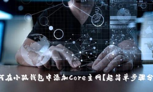 如何在小狐钱包中添加Core主网？超简单步骤分享！