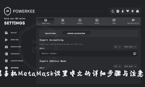 苹果手机MetaMask设置中文的详细步骤与注意事项